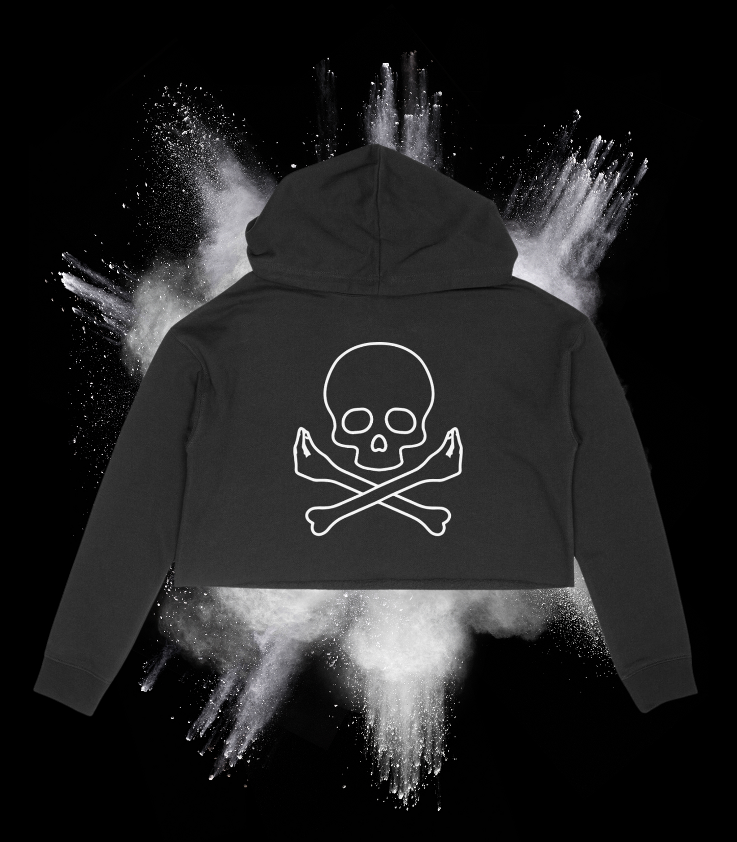 Skull Crop Hoodie