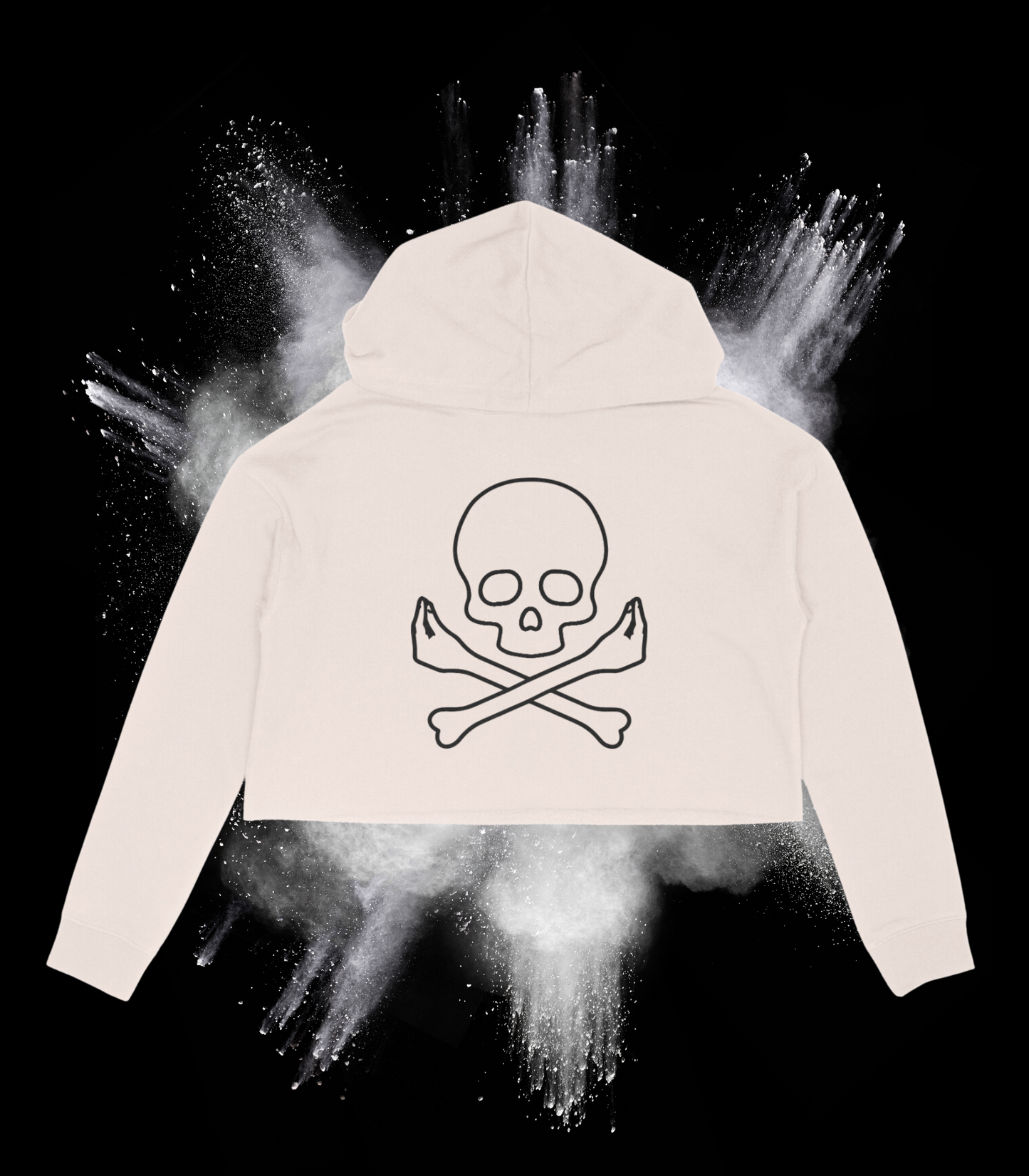 Skull Crop Hoodie