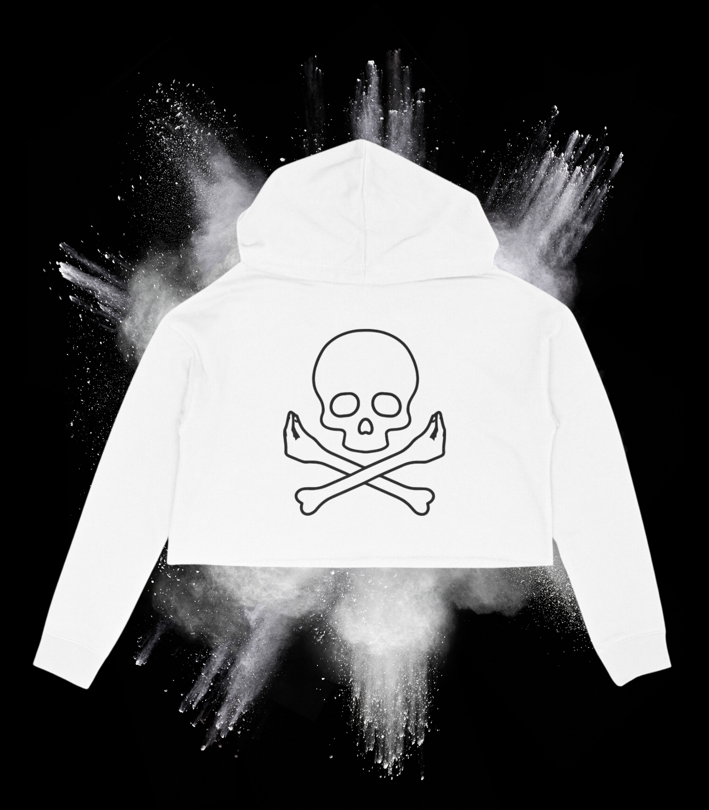 Skull Crop Hoodie