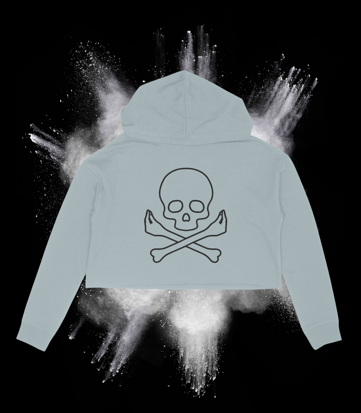 Skull Crop Hoodie